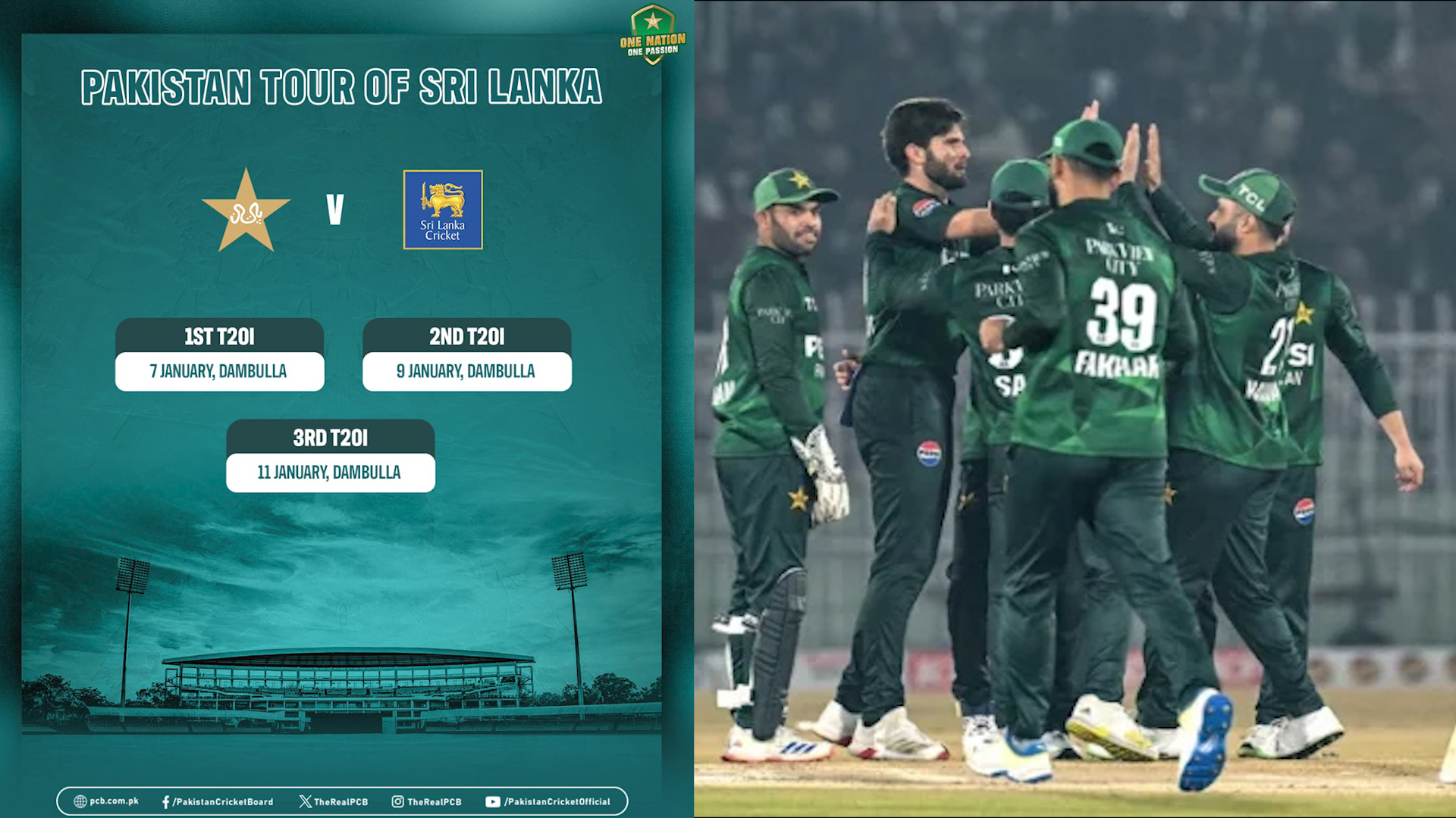 ٽي ٽوئنٽي ورلڊ ڪپ کان اڳ قومي ڪرڪيٽ ٽيم جي دوري سري لنڪا جو شيڊول جاري