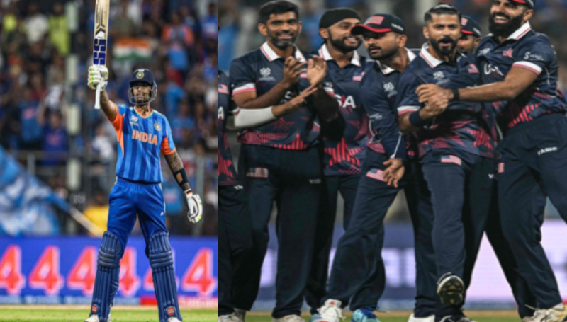 آءِ سي سي 20 ورلڊ ڪپ_ گروپ اي جي ميچ ۾هندستان جو آمريڪا لاءِ 162 رنسن جو هدف